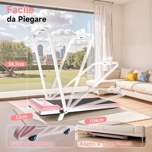 Tapis Roulant Elettrico Pieghevole 3 in 1 - immagine 4