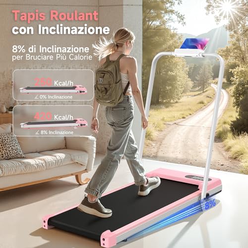 Tapis Roulant Elettrico Pieghevole 3 in 1 - immagine 7