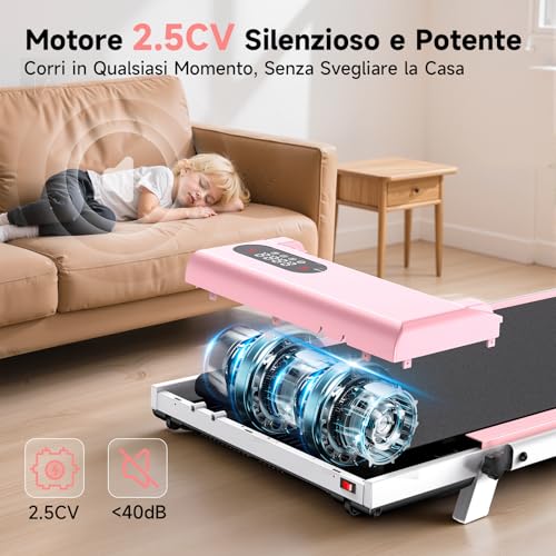 Tapis Roulant Elettrico Pieghevole 3 in 1 - immagine 8