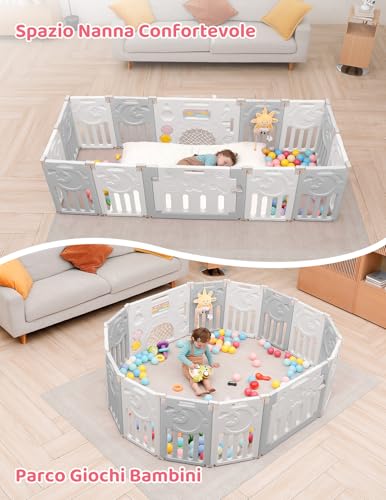 Dripex Box Bambini 150x150 cm Grigio - immagine 5
