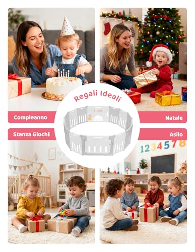 Dripex Box Bambini 150x150 cm Grigio - immagine 9