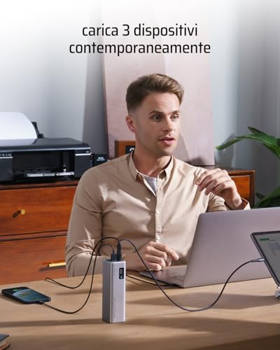 CUKTECH 65W Power Bank Ricarica Rapida 20000mAh - immagine 2