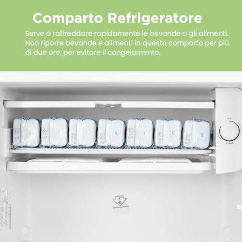COMFEE' Frigorifero Monoporta 93L Retrò Rosso - immagine 5