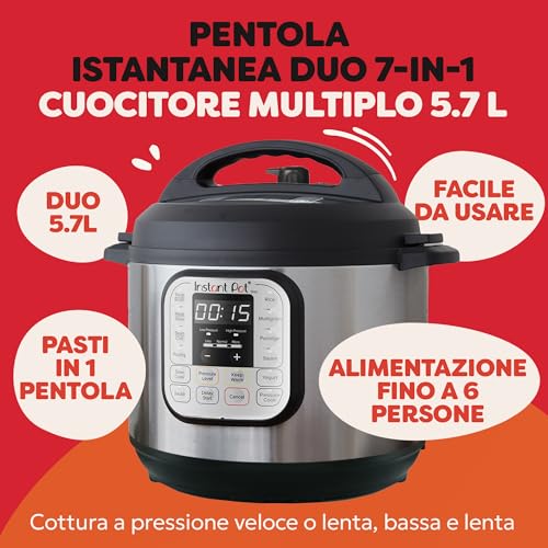 Instant Pot Duo 7-in-1 Pentola a Pressione 5,7L - immagine 1