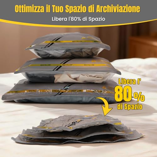 Sacchetti Sottovuoto Vestiti con Pompa Senza Fili - immagine 3