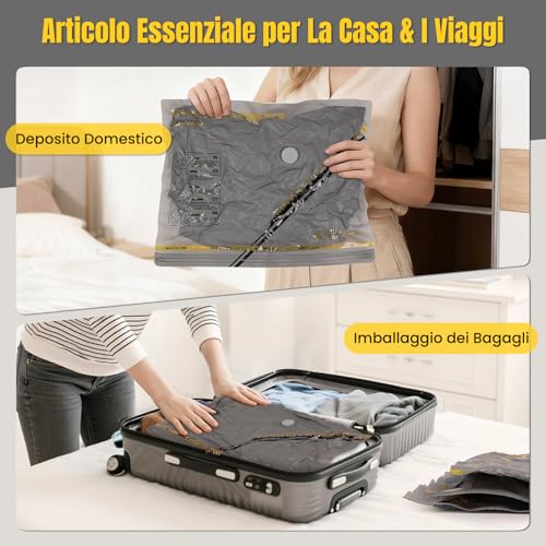 Sacchetti Sottovuoto Vestiti con Pompa Senza Fili - immagine 4