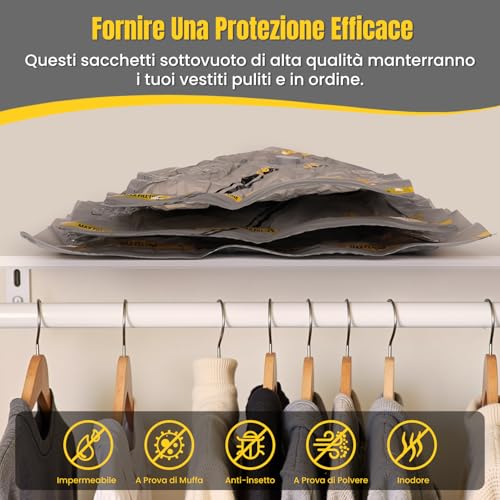 Sacchetti Sottovuoto Vestiti con Pompa Senza Fili - immagine 6