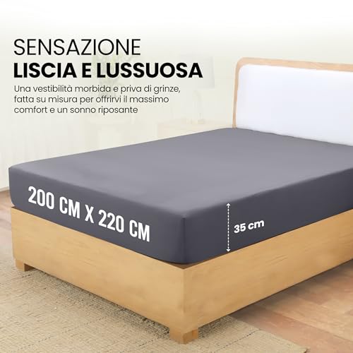Lenzuolo con Angoli in Microfibra Utopia Bedding - immagine 1