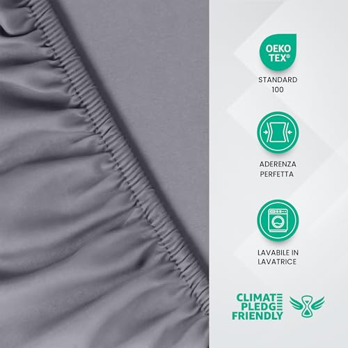 Lenzuolo con Angoli in Microfibra Utopia Bedding - immagine 2