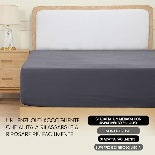 Lenzuolo con Angoli in Microfibra Utopia Bedding - immagine 5