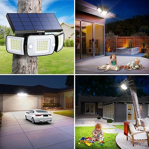 INTELAMP Luce Solare LED Esterno, 108LED con Sensore - immagine 6