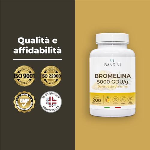 Bandini Bromelina Forte 5000 GDU/g 200 Compresse - immagine 6