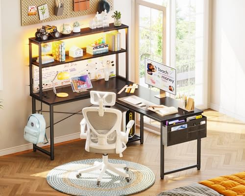 Scrivania Gaming Angolare Coleshome con LED - immagine 6