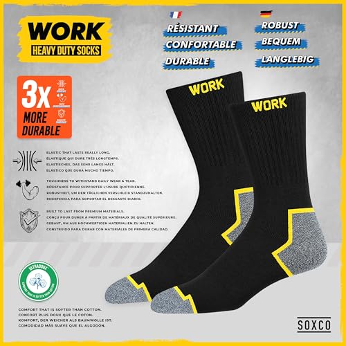 Calze da lavoro uomo lunghe rinforzate - immagine 3