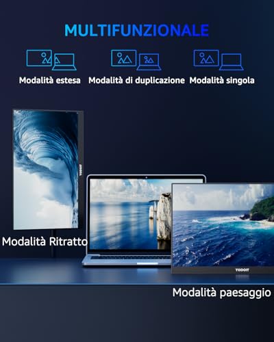 Yodoit Monitor portatile 16" QHD - immagine 3