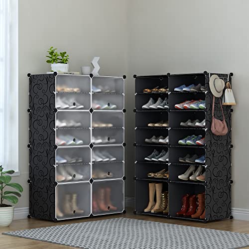 HOMIDEC Scarpiera 7 livelli per 28 paia - immagine 4