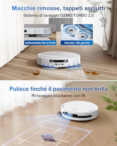 ECOVACS DEEBOT T50 PRO OMNI Gen2 Robot Aspirapolvere - immagine 7