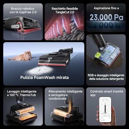 Dreame H15 Pro FoamWash: Aspirapolvere e Lavapavimenti - immagine 4