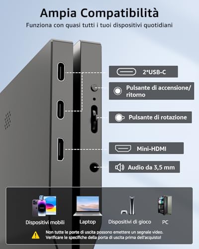Monitor Portatile Yodoit 15,6" IPS FHD - immagine 5