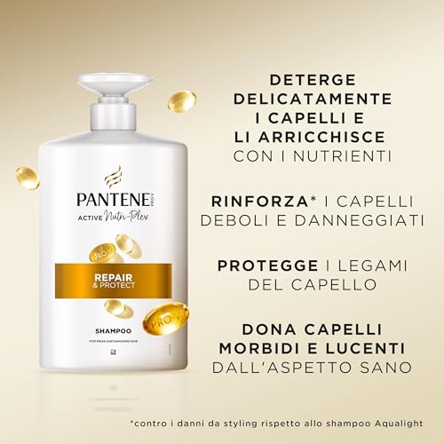 Pantene Shampoo Rigenera e Protegge 1000ml - immagine 2