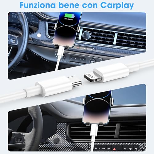 BSTOEM Cavo USB C Lightning per iPhone - immagine 6