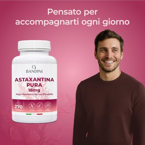 Bandini Astaxantina pura 18 mg - 270 capsule - immagine 2