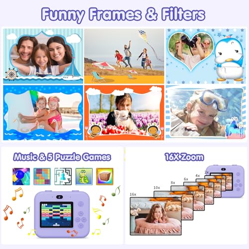 Macchina Fotografica Istantanea per Bambini - immagine 1