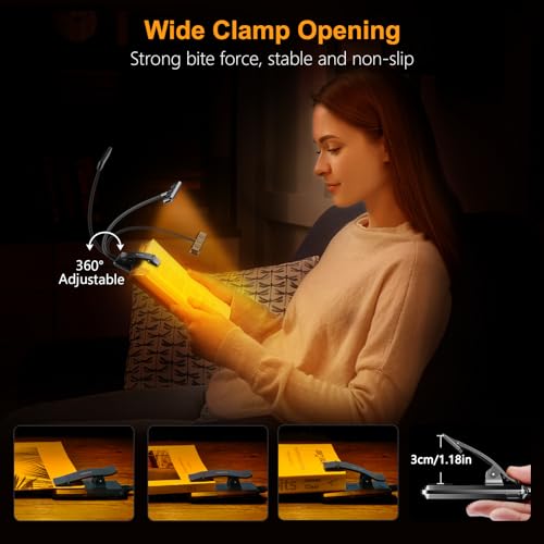 Gritin 19 LEDs Lampada Luce da Lettura - immagine 1