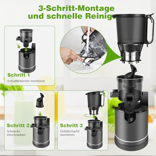 Estrattore di Succo Slow Juicer 400W - immagine 5
