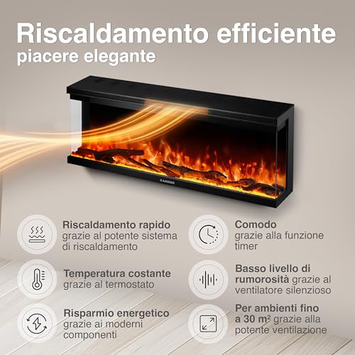 Camino elettrico LEA 3-in-1 con vista panoramica - immagine 3