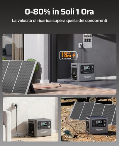 AFERIY Centrale Elettrica Portatile 2800 W - immagine 1