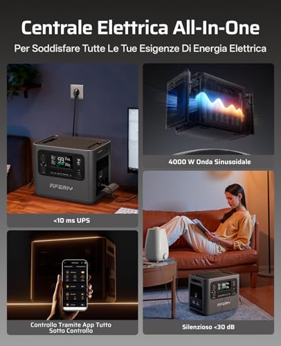 AFERIY Centrale Elettrica Portatile 2800 W - immagine 3
