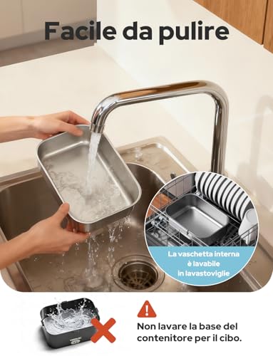 YISSVIC Scaldavivande Elettrico Portatile 1.8L - immagine 1