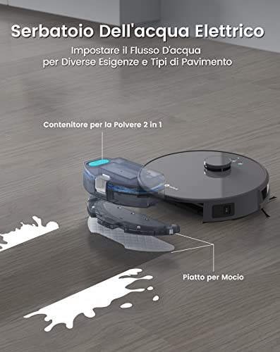 LEFANT M1 Robot Aspirapolvere e Lavapavimenti - immagine 2