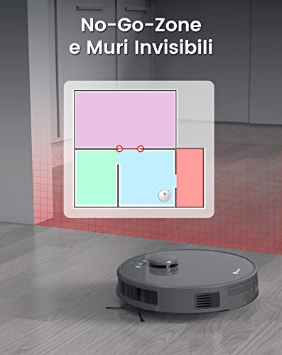 LEFANT M1 Robot Aspirapolvere e Lavapavimenti - immagine 4