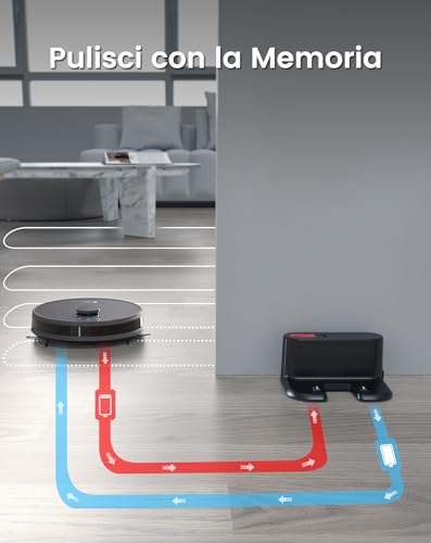 LEFANT M1 Robot Aspirapolvere e Lavapavimenti - immagine 5