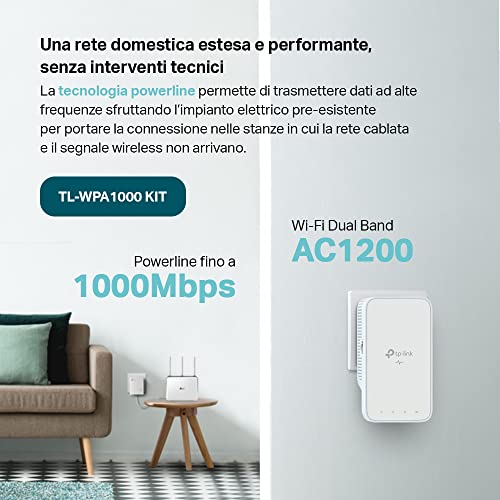 TP-Link TL-WPA1000 Kit Powerline - immagine 1