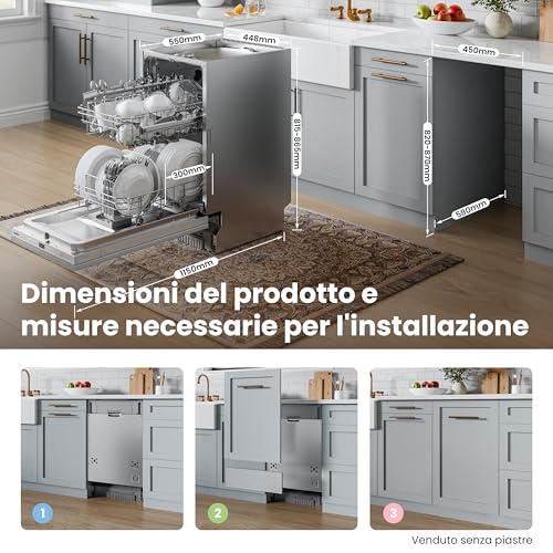Lavastoviglie Incasso COMFEE' 10 Coperti - immagine 6