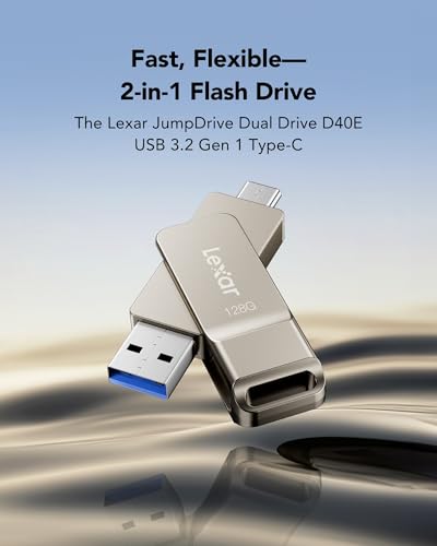 Lexar D40E 128 GB Dual Drive USB 3.2 Type-C - immagine 2