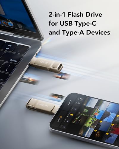 Lexar D40E 128 GB Dual Drive USB 3.2 Type-C - immagine 3