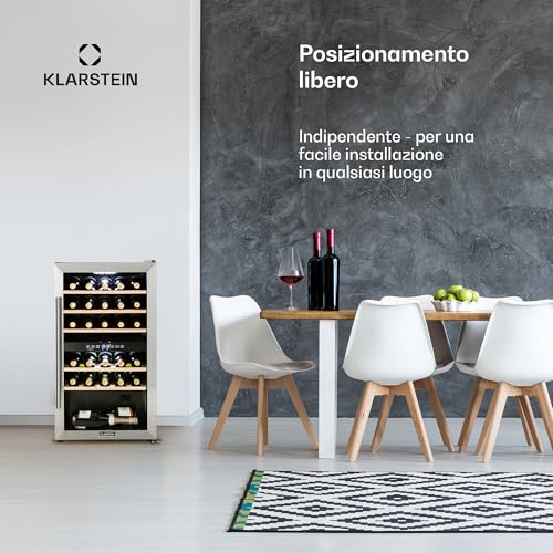 Klarstein Cantinetta Vino Refrigerata a Doppia Zona - immagine 2