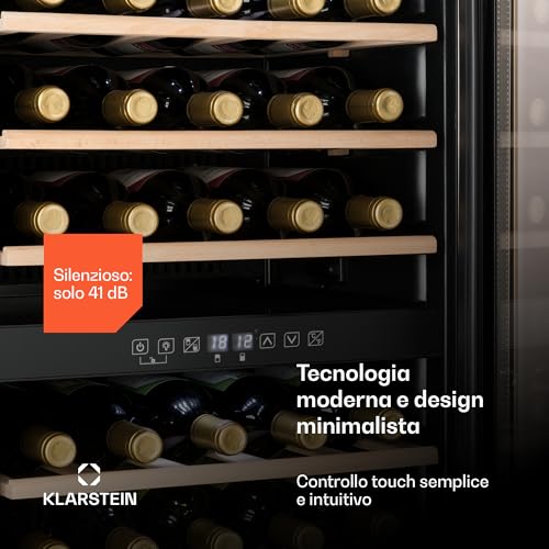 Klarstein Cantinetta Vino Refrigerata a Doppia Zona - immagine 5