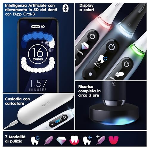 Oral-B Spazzolino Elettrico iO 9 Nero - immagine 5