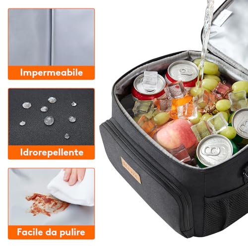 Lifewit Borsa Termica Porta Pranzo 9L - immagine 6
