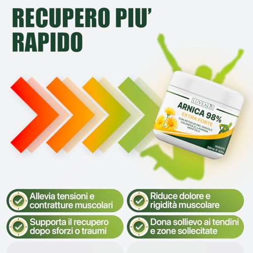 Arnica Gel Extra Forte 500ml per Uso Umano - immagine 3