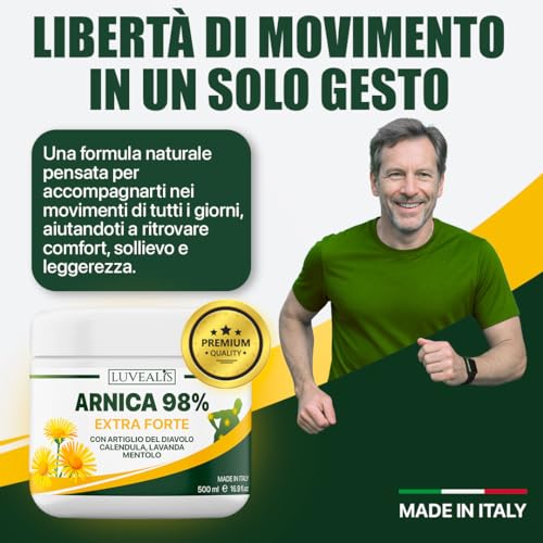 Arnica Gel Extra Forte 500ml per Uso Umano - immagine 5