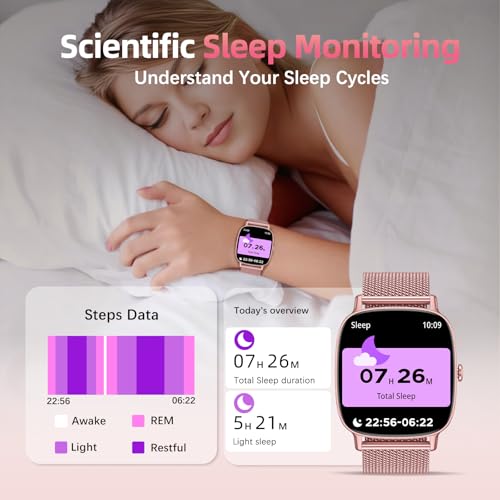 Smartwatch Donne Funzione Telefono 1.85" HD - immagine 2