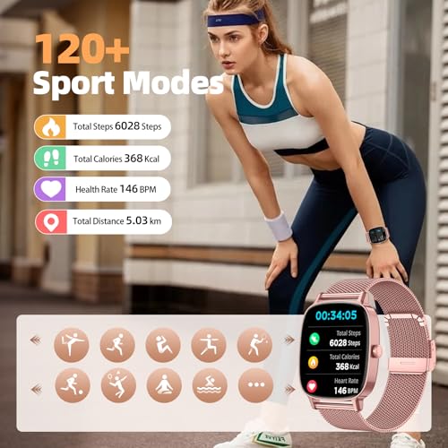 Smartwatch Donne Funzione Telefono 1.85" HD - immagine 3
