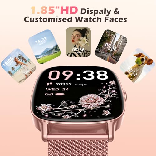 Smartwatch Donne Funzione Telefono 1.85" HD - immagine 5