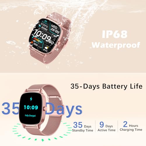 Smartwatch Donne Funzione Telefono 1.85" HD - immagine 6